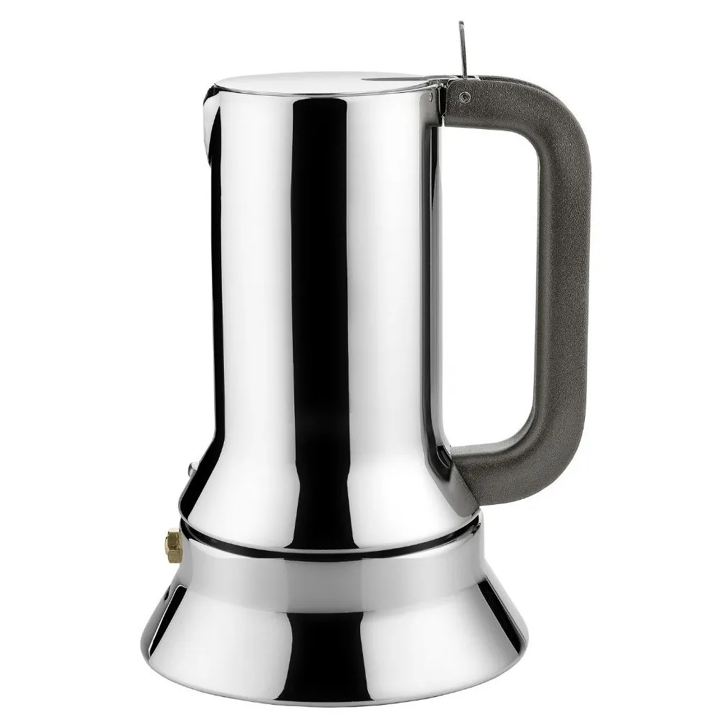Cafetière italienne 9090, 70 ml, poignée marron, Alessi ✔ 145 € ⭕ Kulina