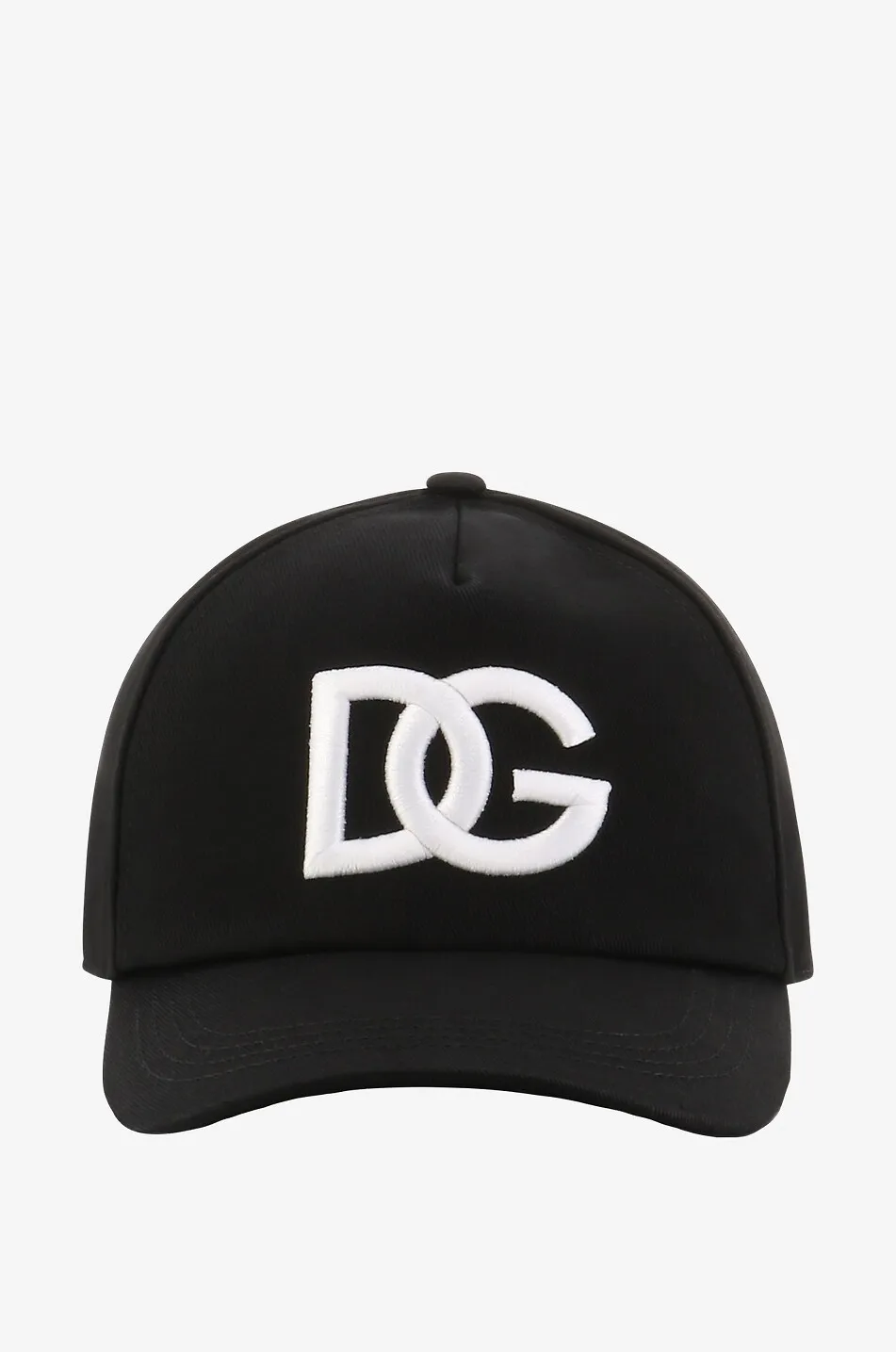 Casquette en gabardine brodée DG