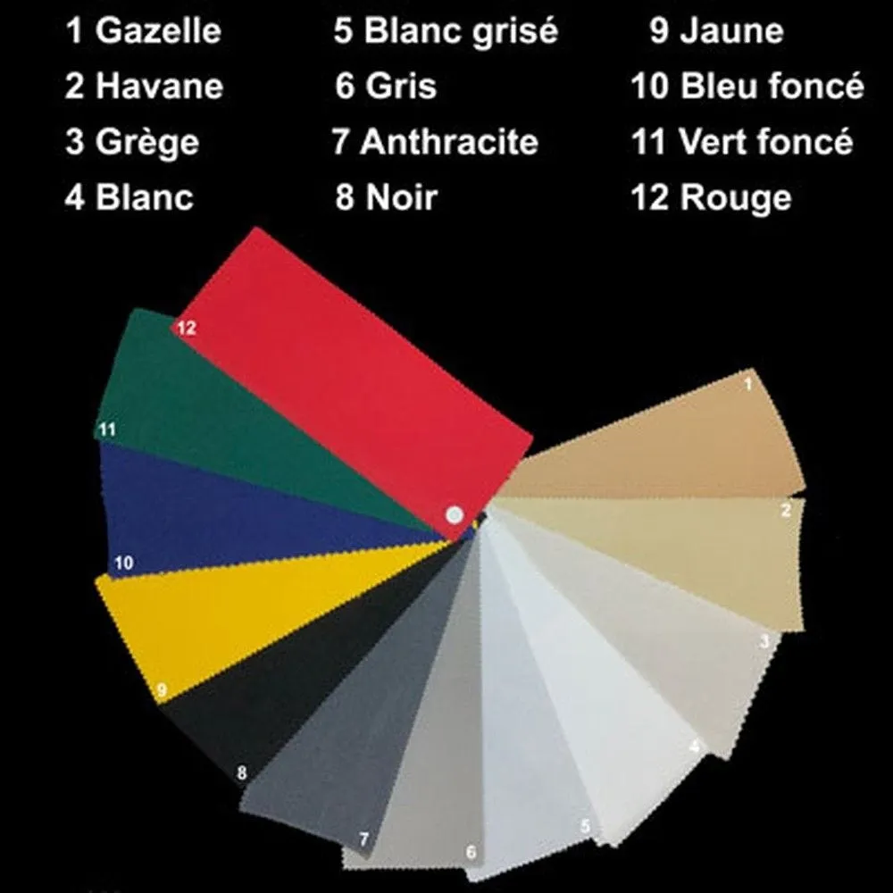Parasol terrasse prémium blanc grisé 300x250cm montant gris