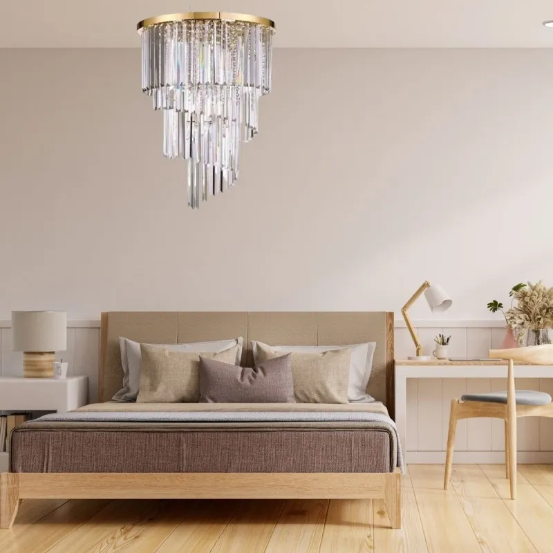 Suspension Lustre Cascade CARLTON Or E14 12x40W