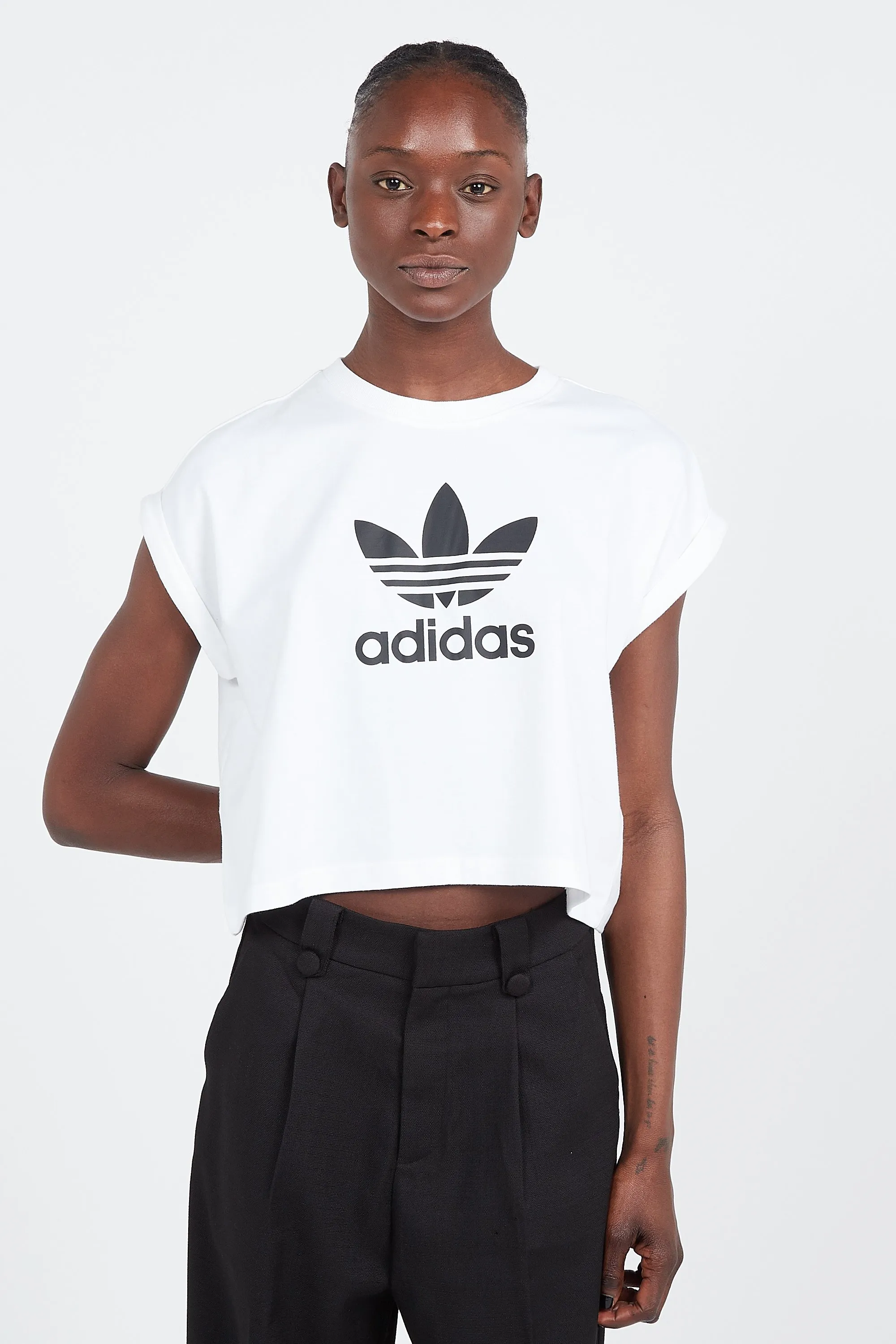 T-shirt Blanc Adidas - Femme | Citadium